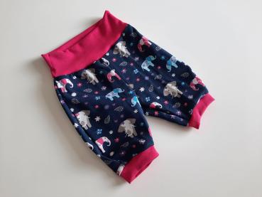 Babyhöschen Elefanten Dunkelblau 2